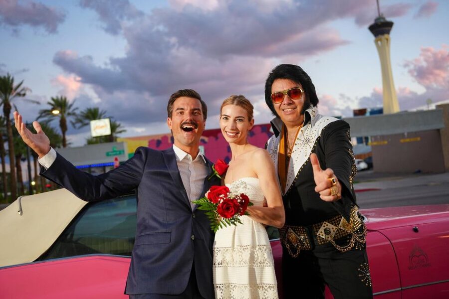 Las Vegas: Elvis Themed Wedding with Limousine - Elvis as officiant: how the vows and songs actually land