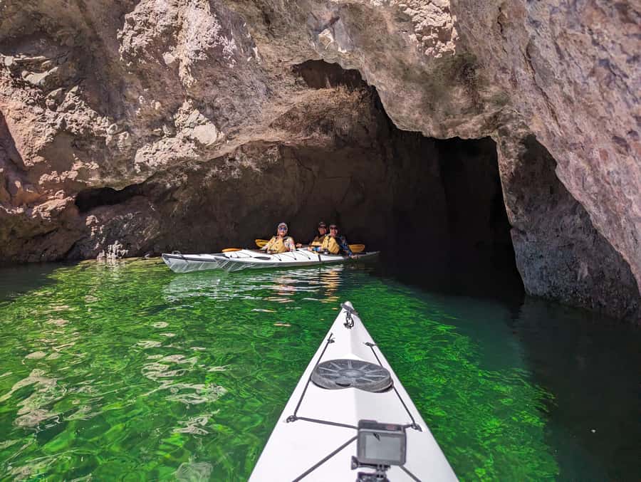 Las Vegas: Emerald Cave Kayak Tour with Photos - Entering the Black Canyon from Willow Beach, not Las Vegas