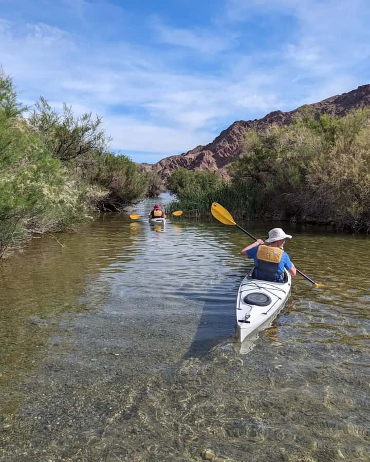 Las Vegas: Emerald Cave Kayak Tour with Photos - The short walk to a historic landmark