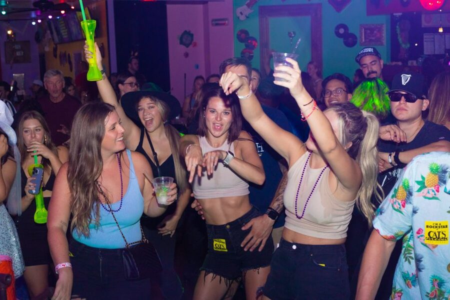 Las Vegas Fremont Street Bar Crawl (party bus add-on option) - Party bus add-on: free drinks, a 30-minute ride, and a Strip finale