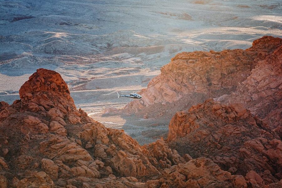 Las Vegas: Grand Canyon Heli Tour and Valley of Fire Landing - The Grand Canyon Segment: Flying Above and Below for Real Photo Angles