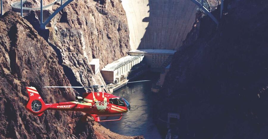Las Vegas: Grand Canyon Helicopter Air Tour with Vegas Strip - The First Flight Segment Over Hoover Dam and Lake Mead