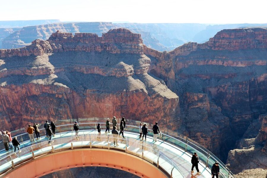 Las Vegas: Grand Canyon Helicopter Ride, Boat Tour & Skywalk - The helicopter ride: Hoover Dam, Lake Mead, and a true canyon landing