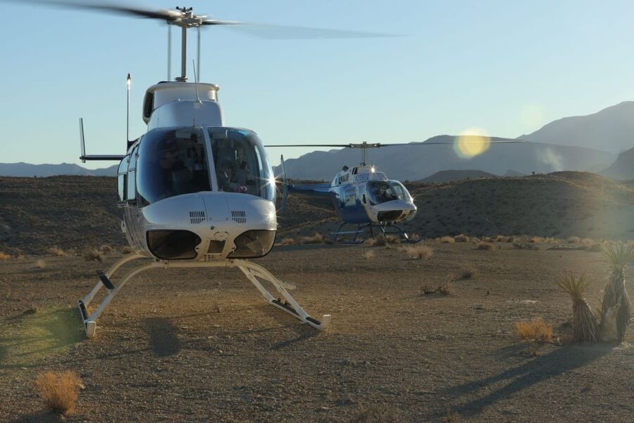 Las Vegas: Grand Canyon Helicopter West Rim Flight & Options - Las Vegas pickup, luxury van comfort, and the Hoover Dam bypass moment