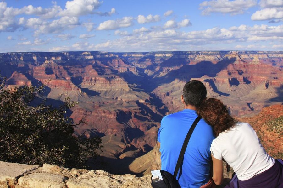 Las Vegas: Grand Canyon National Park Day Tour - Mather Point, the first canyon punch for photos and orientation