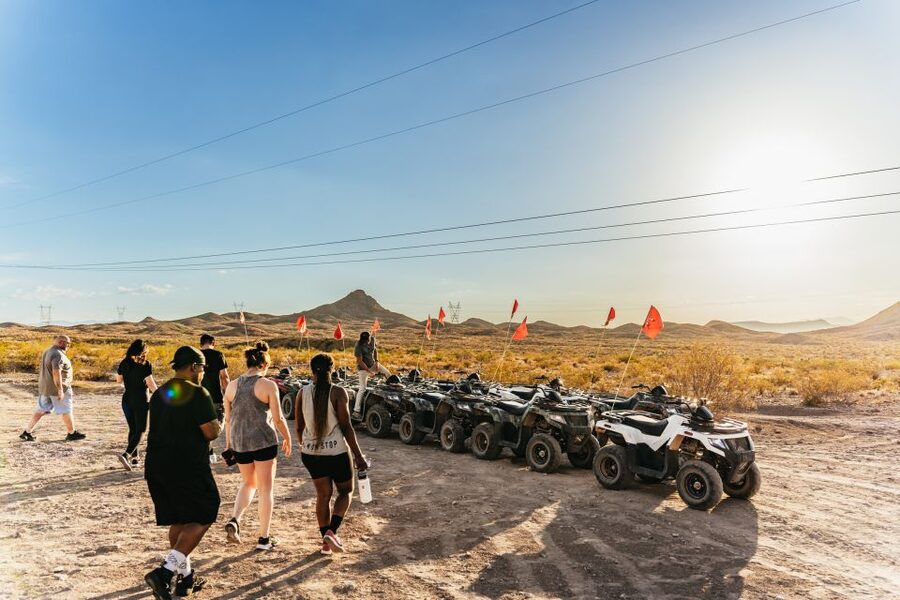 Las Vegas: Guided Las Vegas Desert ATV Tour - Getting There: Mandalay Bay Pickup and the 40-Minute Desert Van Ride