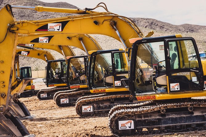 Las Vegas Heavy Equipment Playground: Dig, Push, and Play! - The “Big Toys” Part: Digging, Pushing, Tire Stacking, and Bucket Basketball