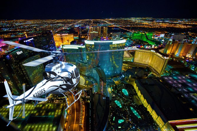 Las Vegas Helicopter Night Strip Flight Tour with Optional Dinner - Key things to know before you go