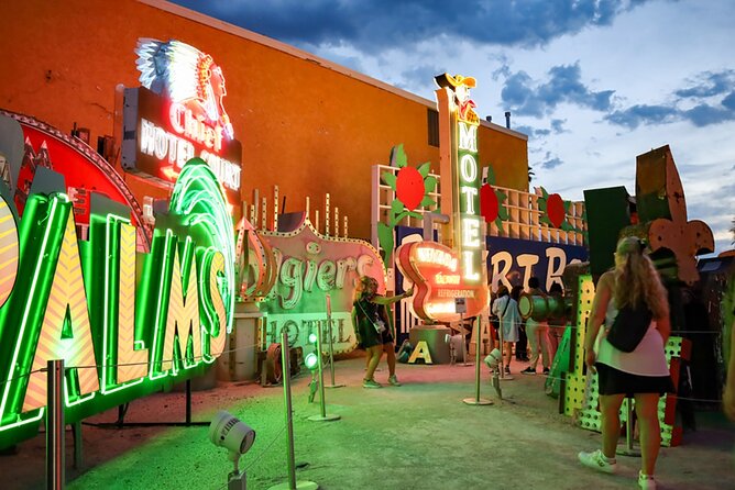 Las Vegas: Neon Museum Night Experience and Open-Top Bus Tour - Fremont Street downtown, less packaged and more alive