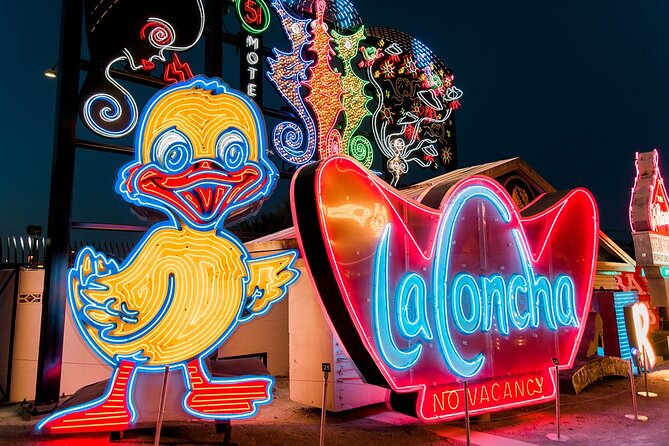 Las Vegas: Neon Museum Night Experience and Open-Top Bus Tour - The Strat Hotel and the 1,149-foot Vegas viewpoint