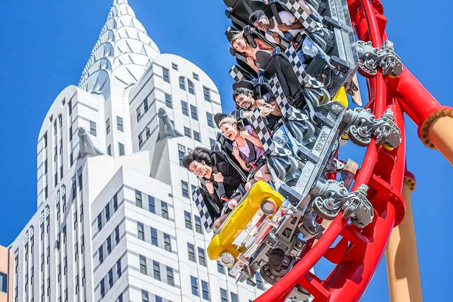 Las Vegas: New York-New York Hotel Big Apple Coaster Ride - Big Apple Coaster at New York-New York, what you are really paying for