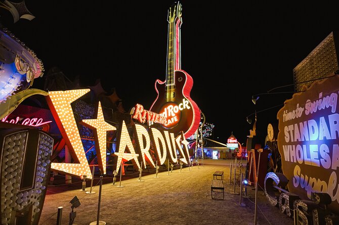Las Vegas Night Flight by Helicopter with Neon Museum Admission - From the Heliport to Neon Museum: The Smooth Part of the Plan