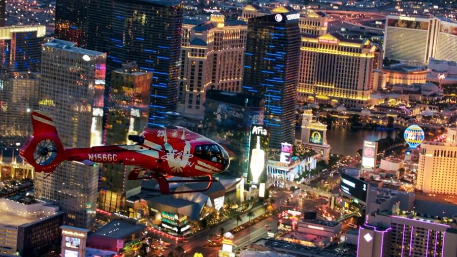 Las Vegas: Night Helicopter Flight and Neon Museum Tour - A 10-12 minute helicopter flight that changes how you see the Strip