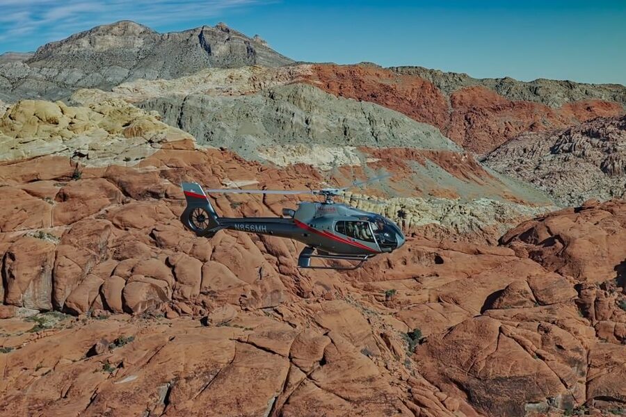 Las Vegas: Red Rock Canyon Helicopter Landing Tour - From the Strip terminal to a 2,900-foot view that frames the city