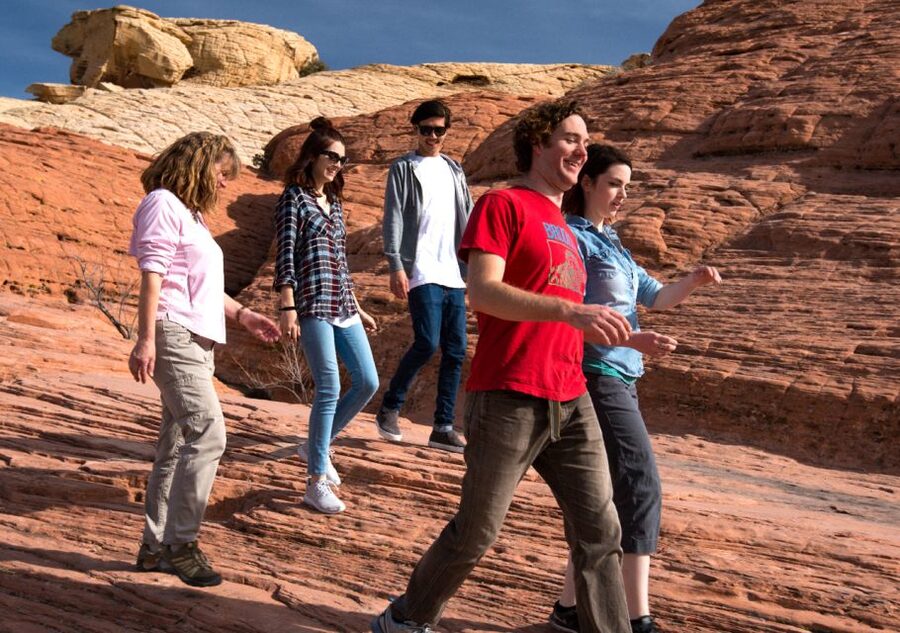 Las Vegas: Red Rock Canyon in an Adventure Tour Trekker - Calico Hills: the fossil dunes that make the desert look painted