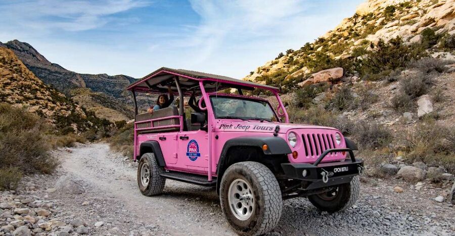 Las Vegas: Red Rock Canyon Tour & Rocky Gap 4x4 Adventure - Calico Hills color and the Red Spring Mountain Range