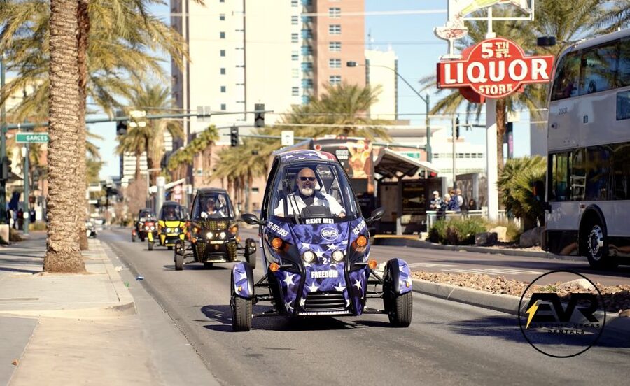 Las Vegas: Self-Drive Strip Tour in an Electric EVR car - Why an EVR self-drive beats walking or waiting