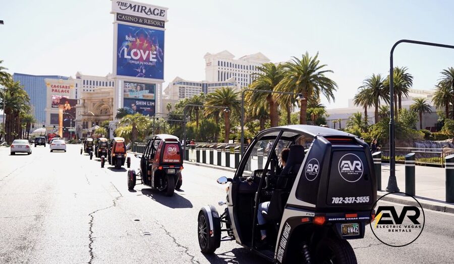 Las Vegas: Self-Drive Strip Tour in an Electric EVR car - Price and logistics: what $112 per group really buys you
