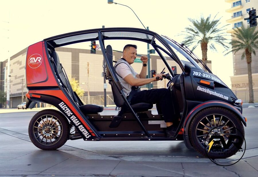 Las Vegas: Self-Drive Strip Tour in an Electric EVR car - Car specs that matter on the Strip: speed, range, and comfort