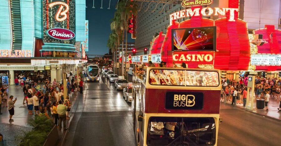 Las Vegas: Sightseeing Night Tour by Open-top Bus - Key highlights you will feel right away
