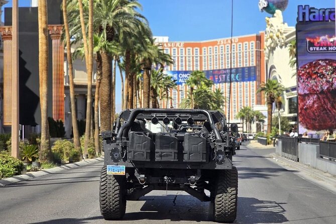 Las Vegas Strip Adventure: Sightseeing Tour in a Military Hummer - Welcome to Fabulous Las Vegas Sign: the classic start for night photos