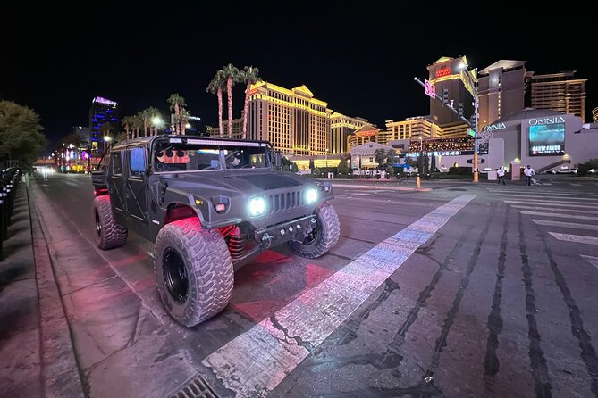 Las Vegas Strip Adventure: Sightseeing Tour in a Military Hummer - Riding the Las Vegas Strip in a military hummer
