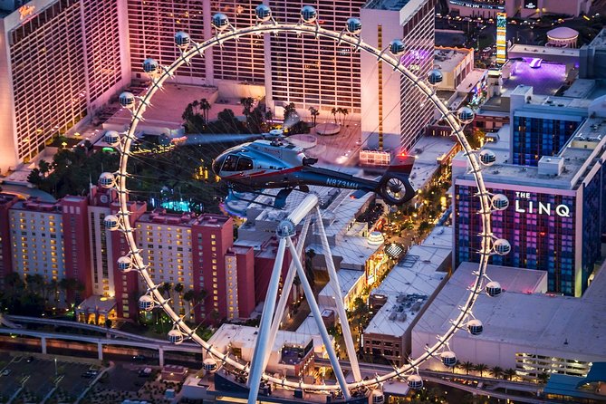 Las Vegas Strip Helicopter Night Flight - Your 12-minute night flight over the Strip: what you will see