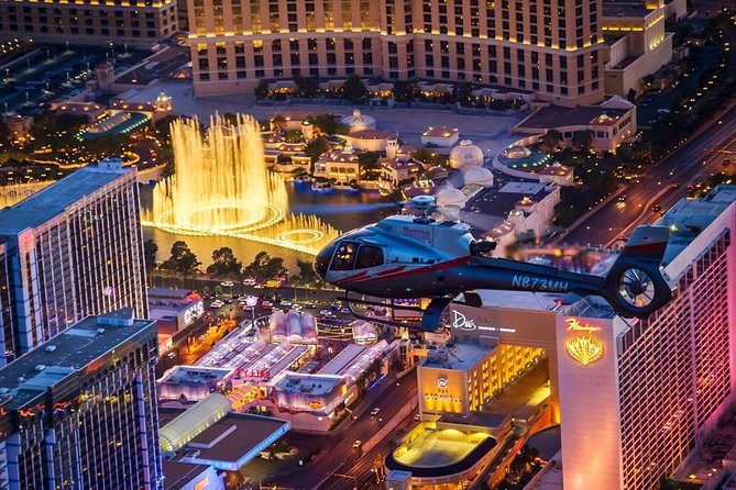 Las Vegas Strip Helicopter Night Flight - Small-group feel: up to 6 people and a quick pace