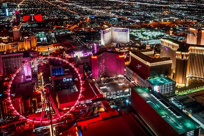 Las Vegas Strip Highlights by Helicopter at Night - What this $124 night helicopter ride really gives you