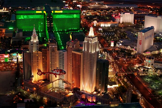 Las Vegas Strip Highlights by Helicopter at Night - How long you are actually up in the air (and why some people felt it was short)