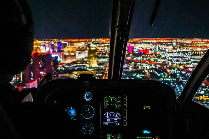 Las Vegas Strip Highlights by Helicopter at Night - Seating and photos: you want the right angle, not just the right views