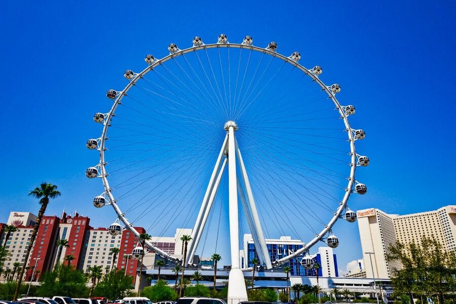 Las Vegas Strip: The High Roller at The LINQ Ticket - What you will see from 550 feet above the Strip