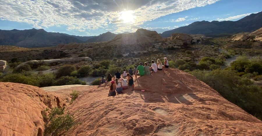 Las Vegas: Sunset Hike and Photography Tour Near Red Rock - The route out of Las Vegas: Blue Diamond Road and SR 159