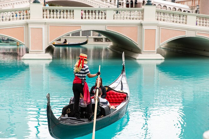 Las Vegas Super Saver: Madame Tussauds with Gondola Boat Ride - On the Water: What the Gondola Ride Feels Like