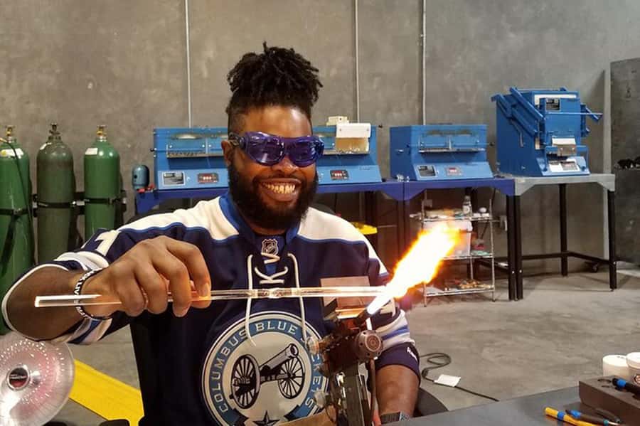 Las Vegas: Torch Glassblowing Class - The Two Leaf Creations You Will Make