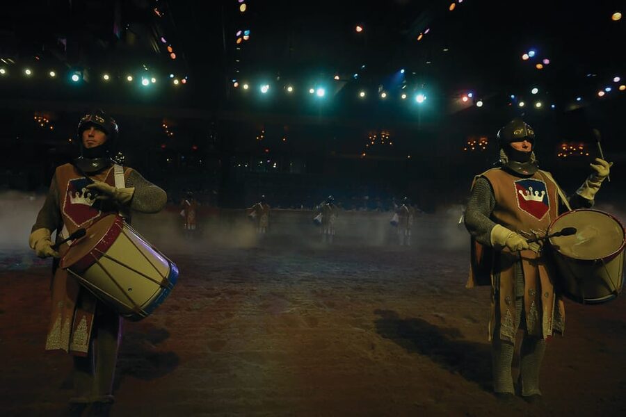 Las Vegas: Tournament of Kings Show at Excalibur - Getting what you need for kids: seating, laps, and meals
