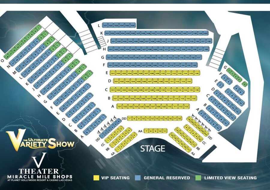 Las Vegas: V The Ultimate Variety Show - A simple 1-day plan that still feels like a full night