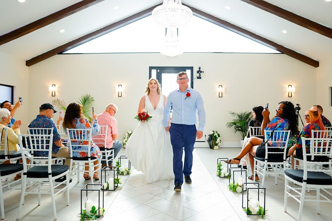Las Vegas Wedding at The Little Vegas Chapel including Limousine Transportation - Inside The Little Vegas Chapel ceremony flow