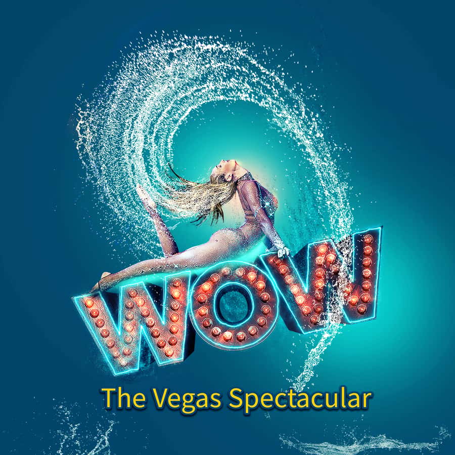 Las Vegas: WOW - The Vegas Spectacular at Rio Hotel & Casino - The circular stage game: water walls, holograms, and 3D projections