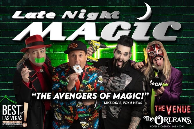 Late Night Magic at The Orleans Las Vegas - The theater setup: close, cozy, and built for laughs