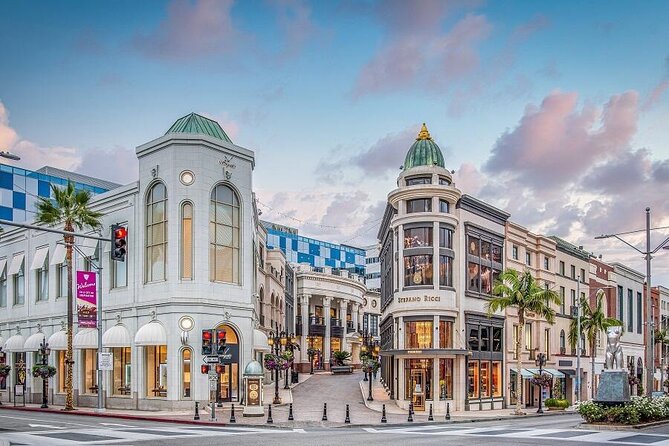 Los Angeles, Hollywood, Santa Monica Tour from Las Vegas - Beverly Hills sign and Rodeo Drive: iconic, but move fast