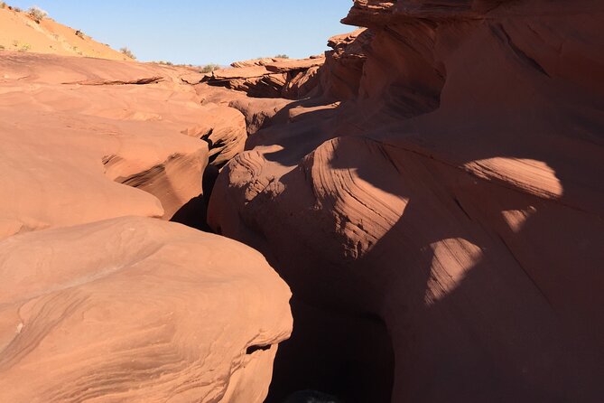 Lower Antelope and Horseshoe Bend Tour from Las Vegas - Lower Antelope Canyon: stairs, light, and the guide’s photo help