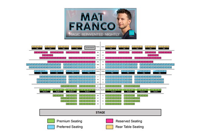 Mat Franco Magic Reinvented Nightly at the LINQ Hotel and Casino - Ticket value: what you pay for (and what you do not)