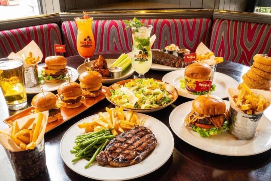 Meal at Hard Rock Las Vegas on the Las Vegas Strip - Arriving for VIP Priority Seating, Then Waiting Like a Pro