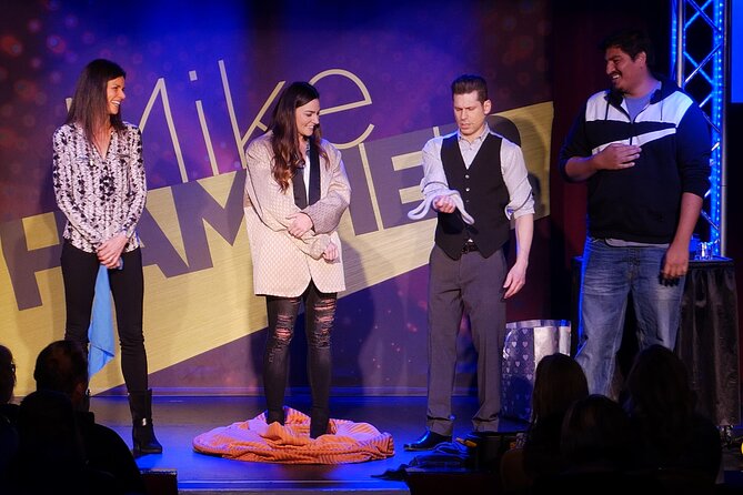 Mike Hammer Comedy Magic Show at the Four Queens Hotel - The 70-minute show you are actually buying: comedy, mind reading, and stage chaos