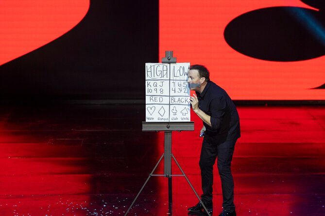 Nathan Burton Comedy Magic - The show itself: comedy magic with real crowd energy