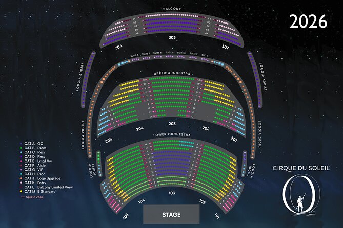 O™ by Cirque du Soleil® at the Bellagio Hotel and Casino - Stop 2, Bellagio time before or after, and why it matters