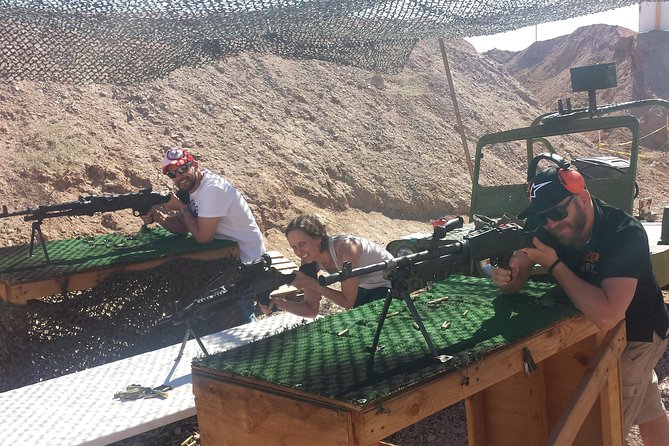 Off-Road Racing and Outdoor Shooting Package - The Desert Gun Range With Military-Style Bunkers