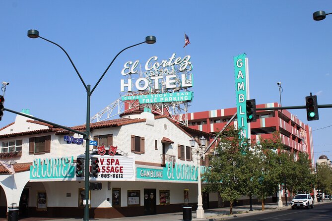Original Las Vegas: The Fremont Street Experience Walking Tour - El Cortez Hotel Casino, an old Vegas landmark you can still visit