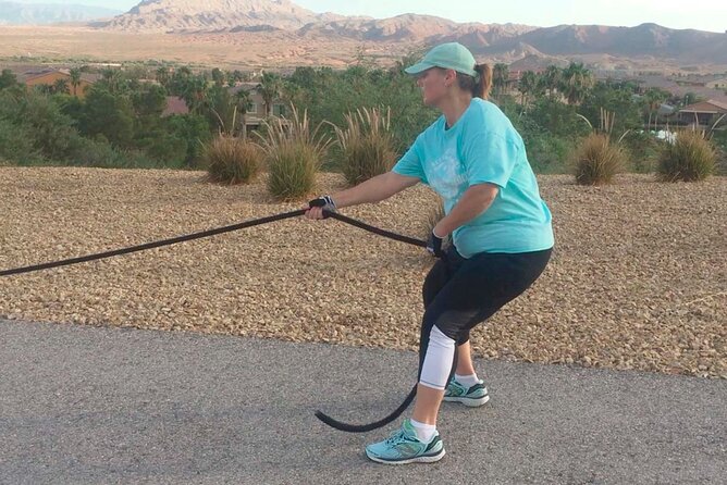 Outdoor Obstacle Course with Scenic Vegas Skyline in Henderson - Sleds, Battle Ropes, and Tires: The Obstacle Part That Gets Results